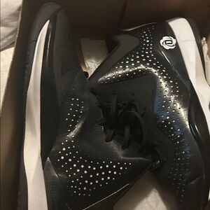 adidas Black Athletic Shoes with White Accents